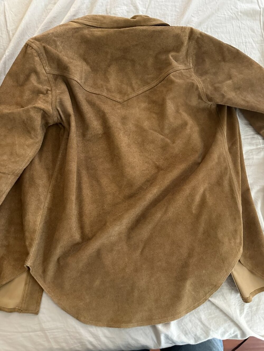 Ralph Lauren RRL Willett suede shirt jacket Size XS (Women) - Picture 3 of 8
